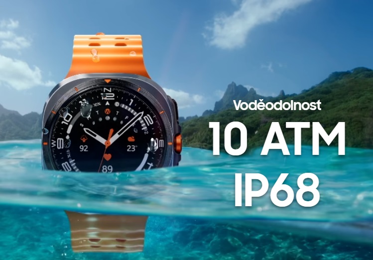 smartwatch ve vodě