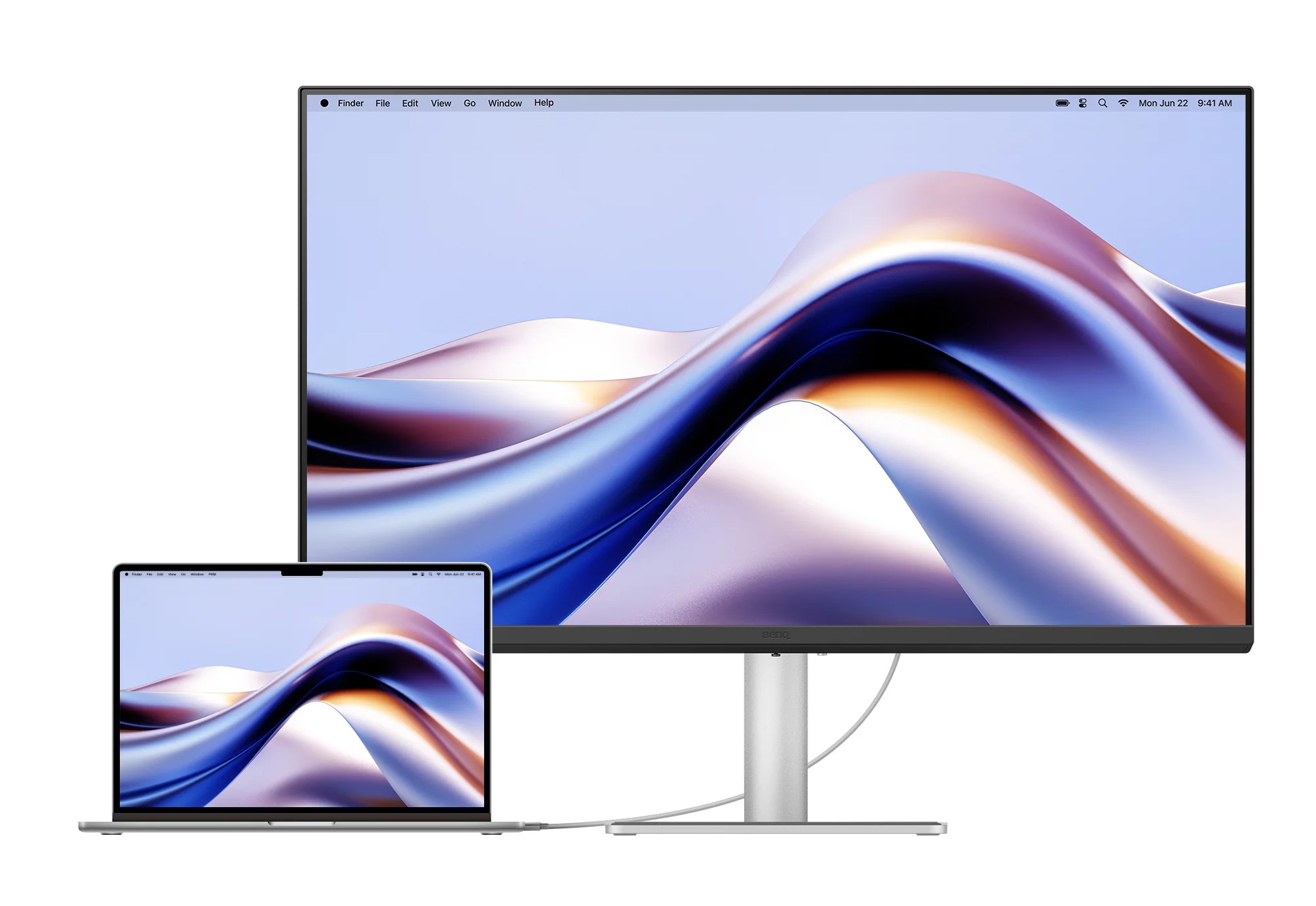 obrázek připojení MacBooku