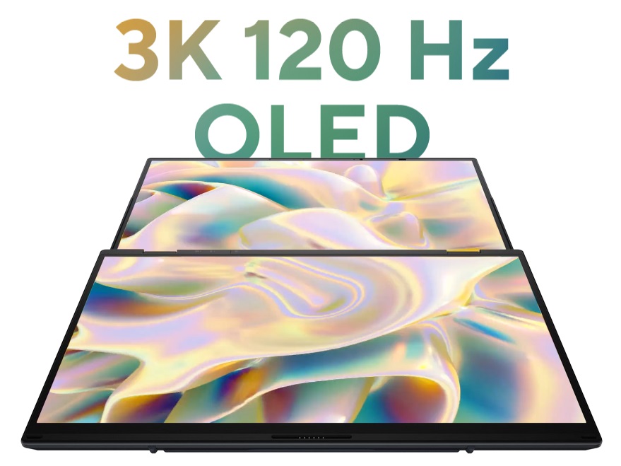 obrázek 3K duální OLED displej