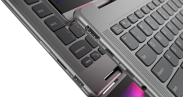 obrázek notebook Lenovo Yoga 7 2v1 konektory