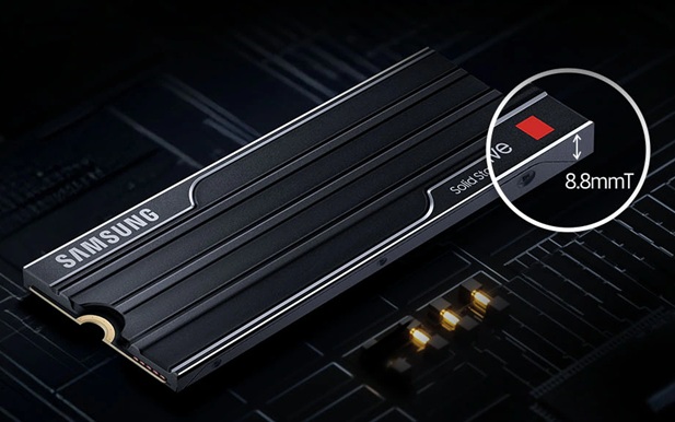 obrázok tenký dizajn SSD Samsung 9100 PRO