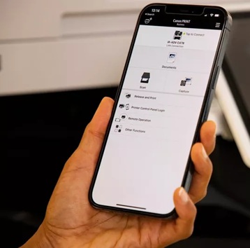 obrázek ovládání pomocí mobilní aplikace