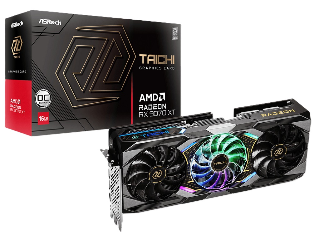 obrázek ASRock Radeon RX 9070 XT Taichi OC