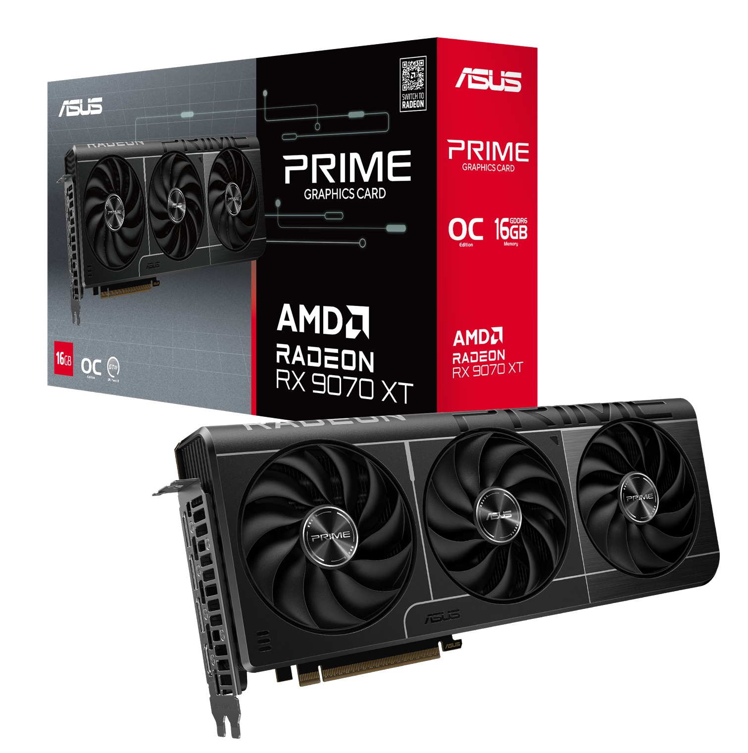 obrázek ASUS PRIME Radeon RX 9070 XT OC