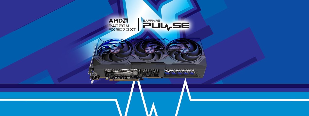 obrázek Sapphire Radeon PULSE RX 9070 XT 16G GAMING