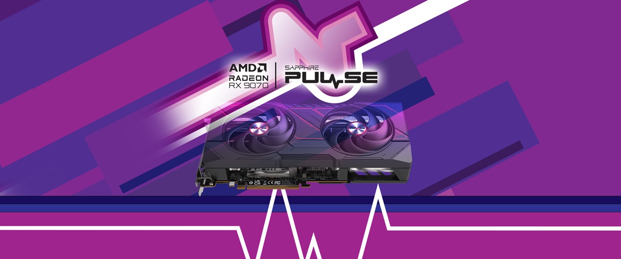 obrázek Sapphire Radeon PULSE RX 9070 16G GAMING