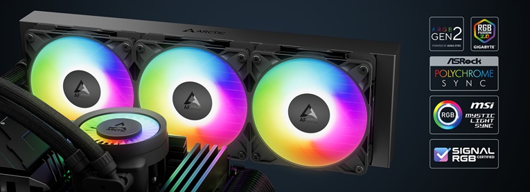 obrázek vodní chladič ARCTIC Liquid Freezer III Pro 360 ARGB