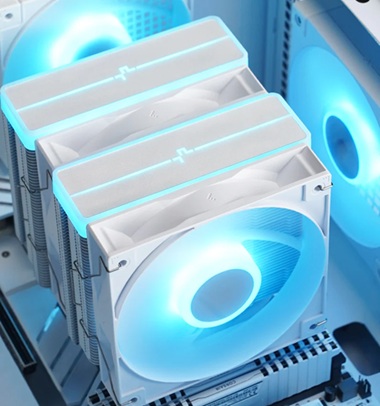 obrázek chladič DEEPCOOL AG620 WH ARGB V2
