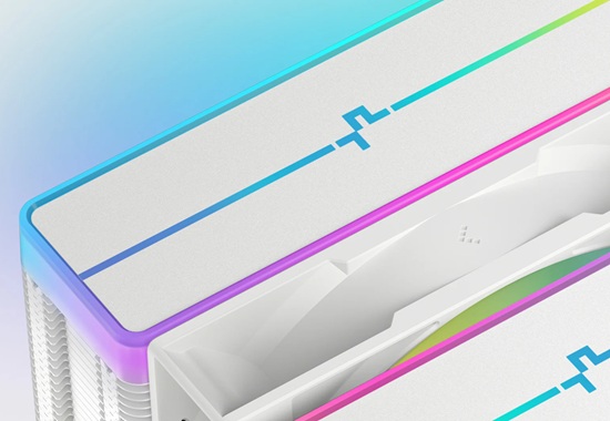 obrázek chladič DEEPCOOL AG620 WH ARGB V2 podsvícení