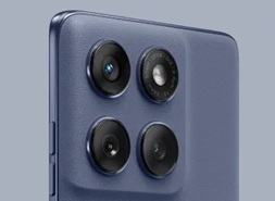 obrázek smartphone Motorola Edge 60 Fusion Slipstream detail zadní strana