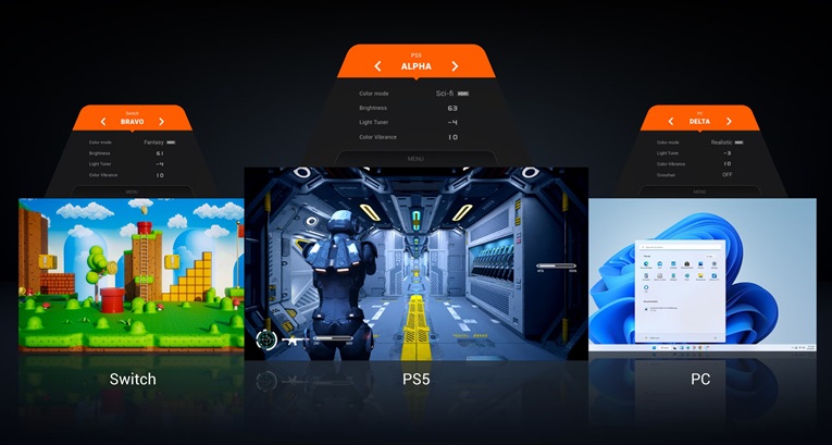 obrázek režimy pro PC, PS5 a Nintendo Switch