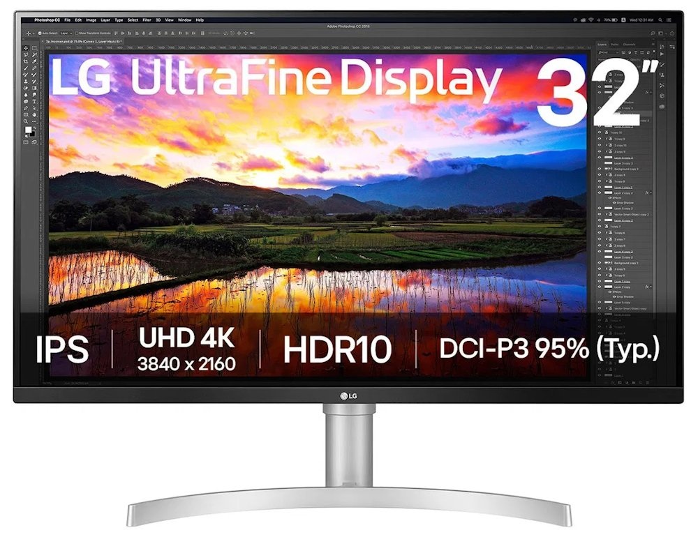 obrázek monitor LG UltraFine 32UN650K-W