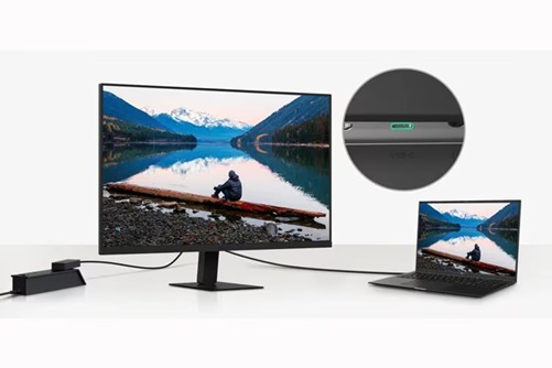 obrázek monitor LG 24U631A-B připojení USB-C