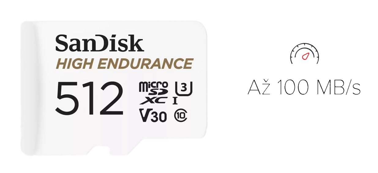 obrázek SanDisk High Endurance microSDXC