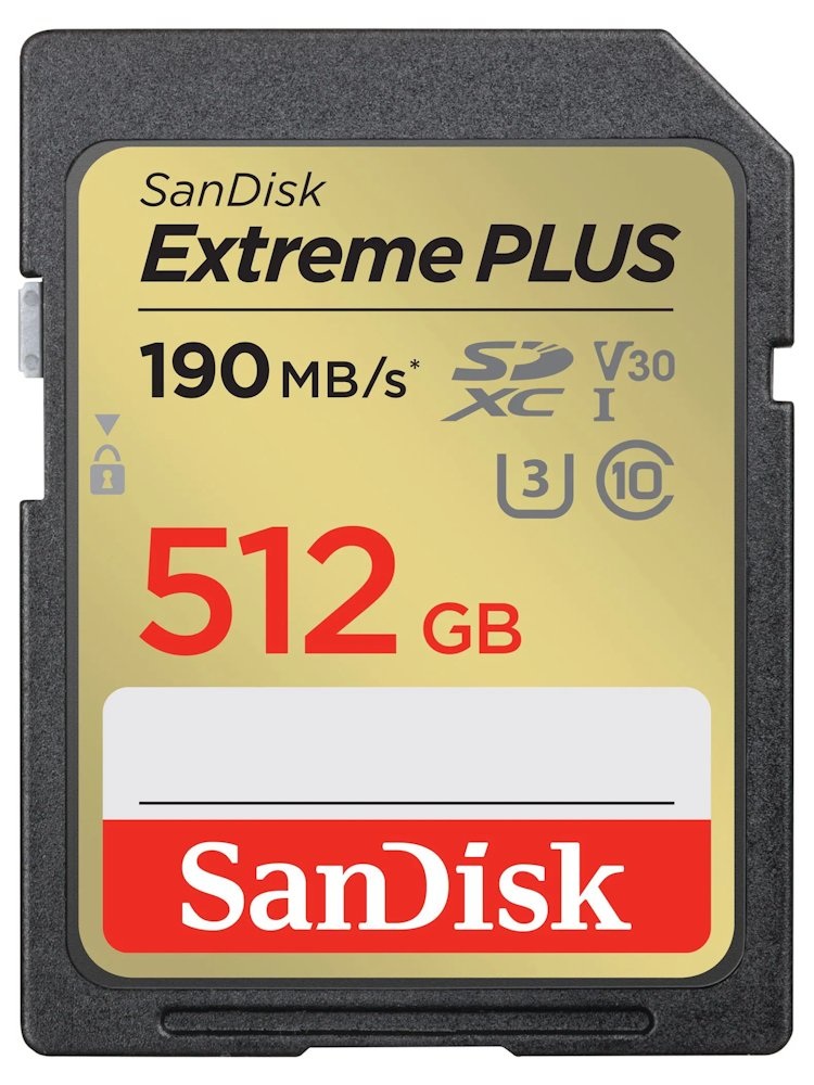 obrázek paměťová karta SanDisk Extreme PLUS SDXC