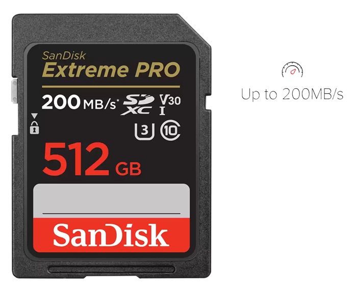 obrázek paměťová karta SanDisk Extreme PRO SDXC