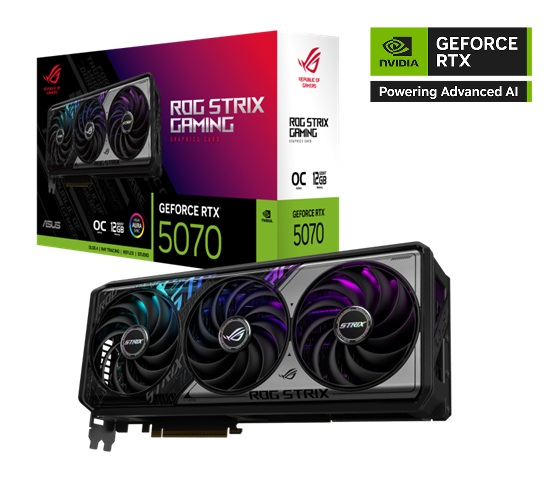 obrázek ASUS ROG STRIX GeForce RTX 5070 OC
