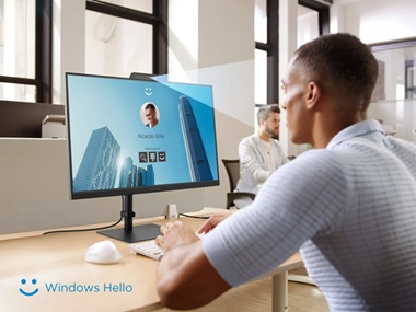 monitor ViewSonic VG2441V s Windows Hello