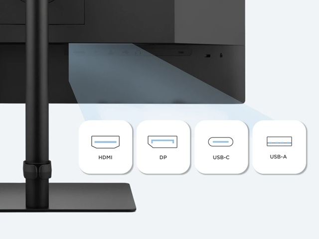 monitor ViewSonic VG2441V konektory