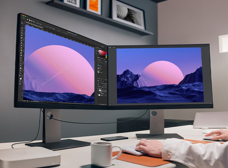 monitor ViewSonic VP2788-5K propojení