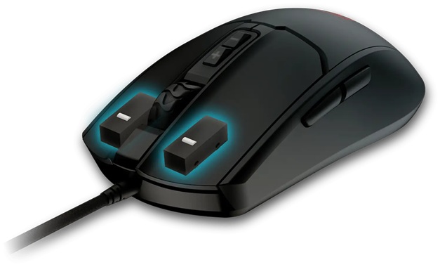 MSI FORGE GM100 odolné spínače