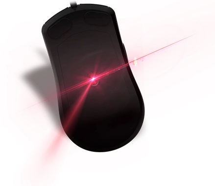 myš MSI FORGE GM100 optický senzor