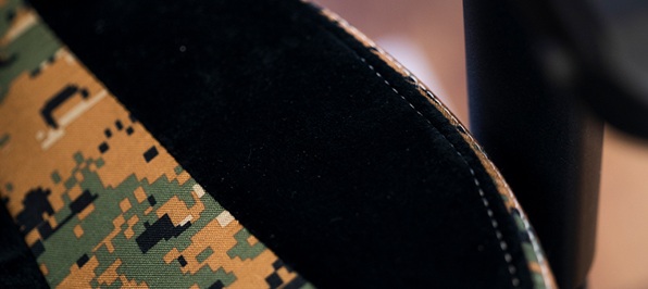 herní židle DEV1S ARMY detail