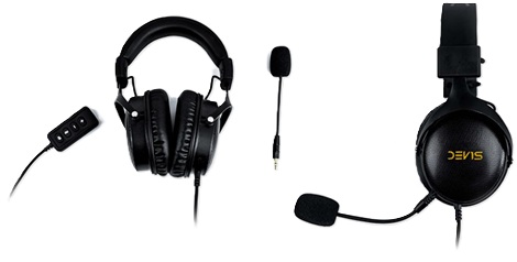 headset DEV1S SOUNDHACK s odnímatelným mikrofonem