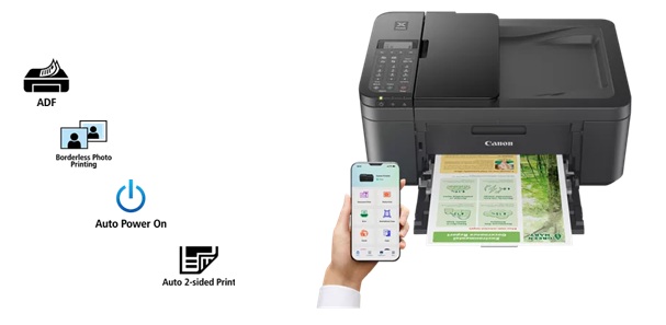 Canon PIXMA TR4755i mobilní tisk přehled funkcí