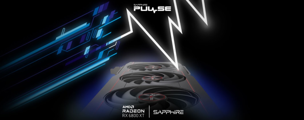 obrázek grafická karta Sapphire Radeon PULSE RX 6800 XT 16G OC Gaming
