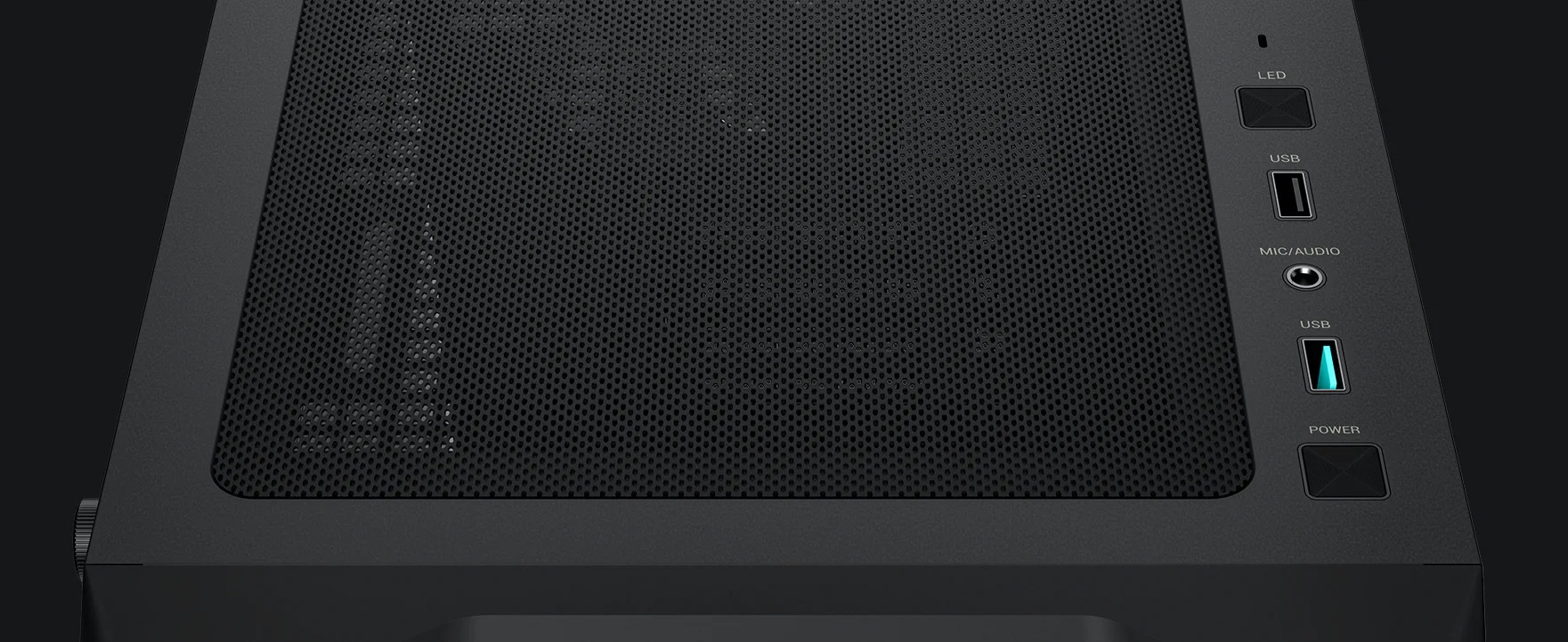 obrázek horní panel s konektory