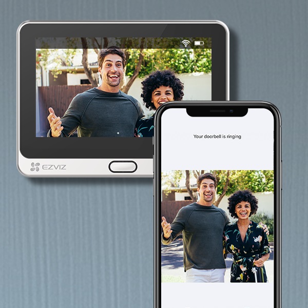 EZVIZ obrazovka smartphone