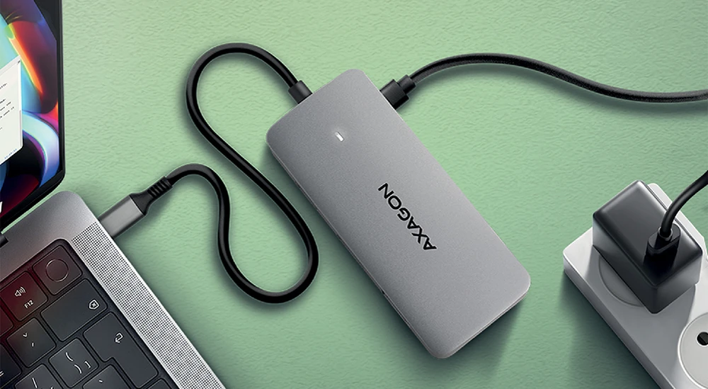 axagon hub power delivery