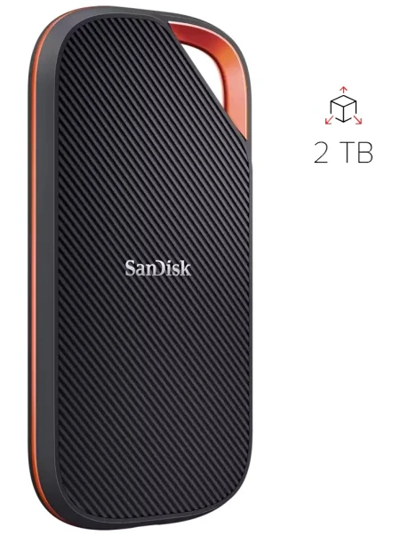 obrázek externí disk SanDisk Extreme PRO kapacita 2 TB