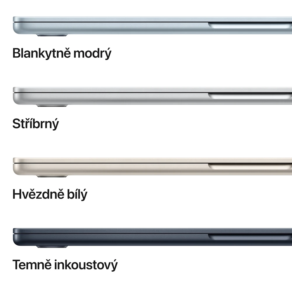 Apple MacBook Air 15" (M5) &ndash; barevné varianty