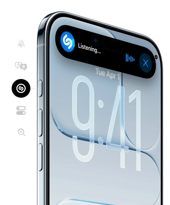 Apple iPhone Air akční tlačítko