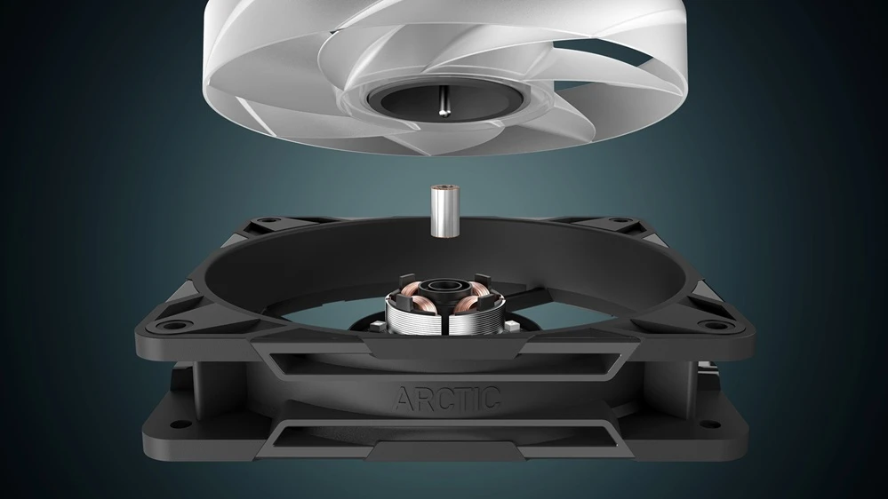 ventilátor ARCTIC P12 Pro A-RGB fluidní dynamické ložisko