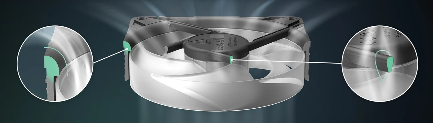 ventilátor ARCTIC P12 Pro Reverse A-RGB