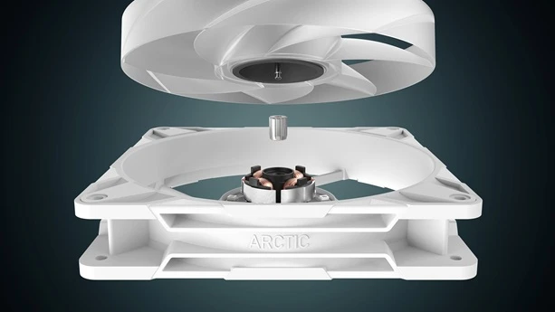 ventilátor ARCTIC P14 Pro ARGB detail ložiska