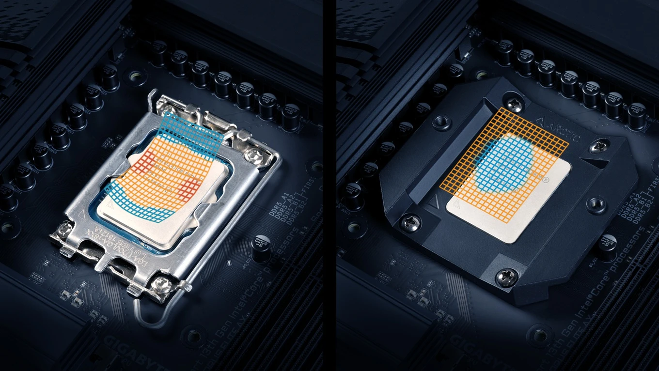 Intel Contact Frame technologie