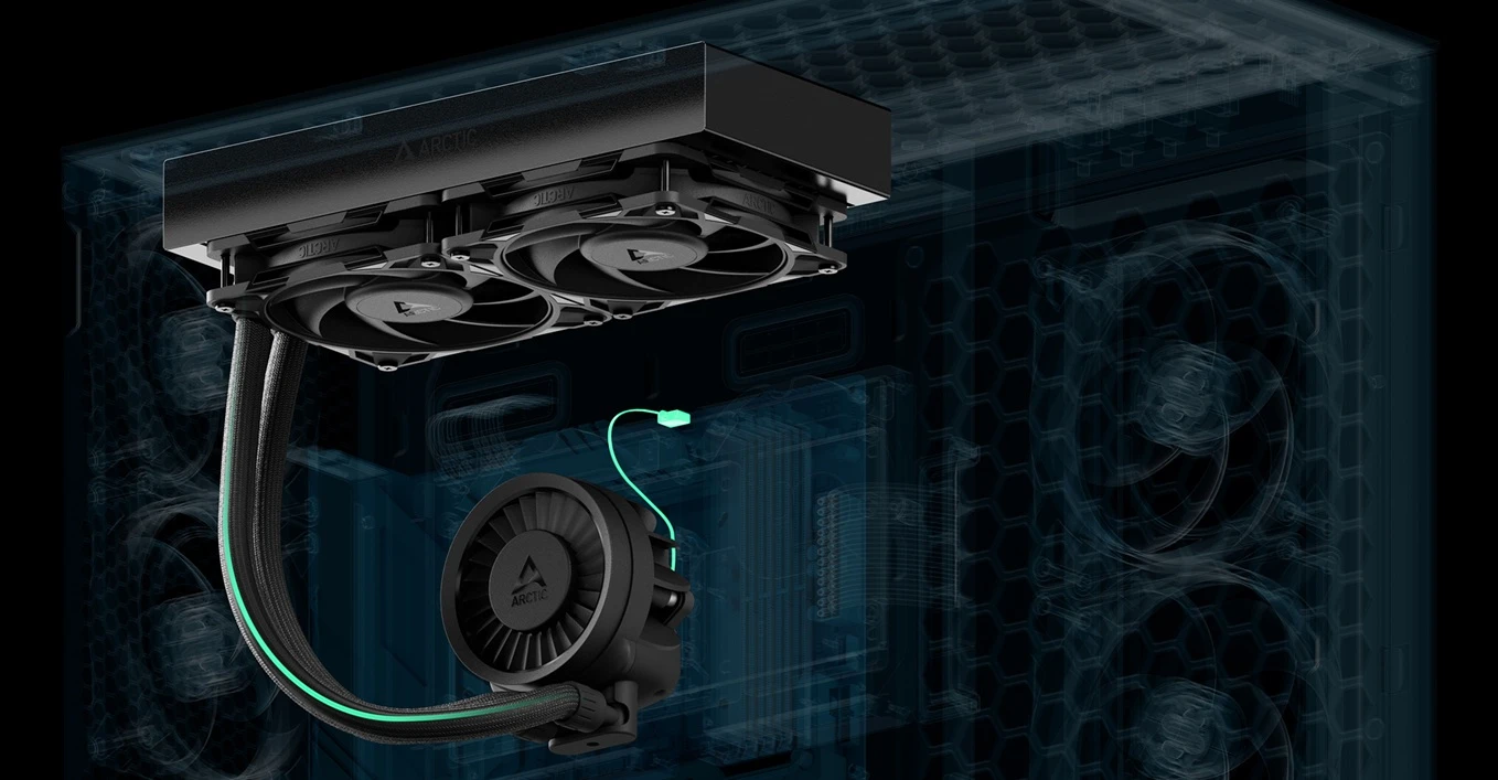vodní chladič ARCTIC Liquid Freezer III Pro 280 cable management