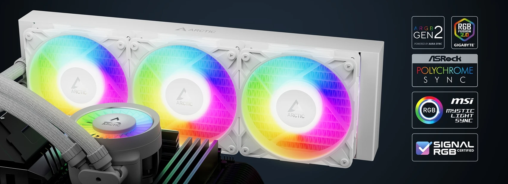 vodní chladič ARCTIC Liquid Freezer III Pro 420 ARGB