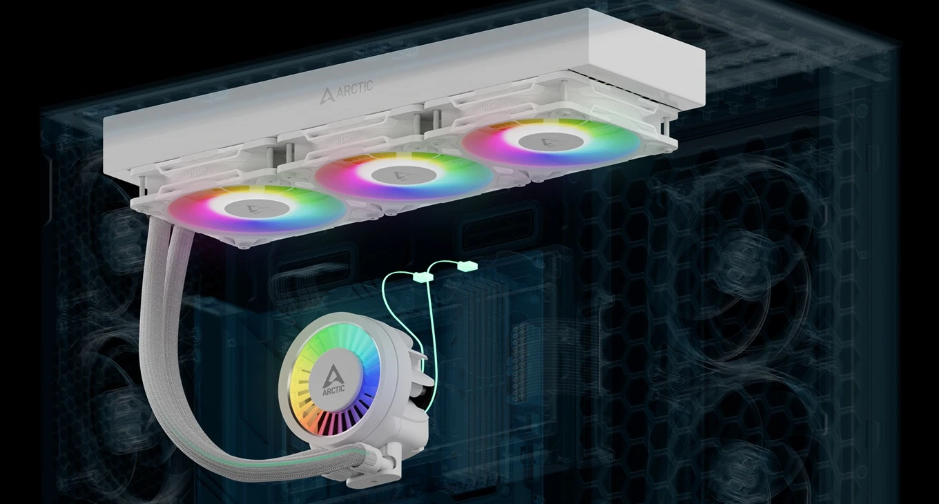 ARCTIC Liquid Freezer III Pro 420 ARGB cable management