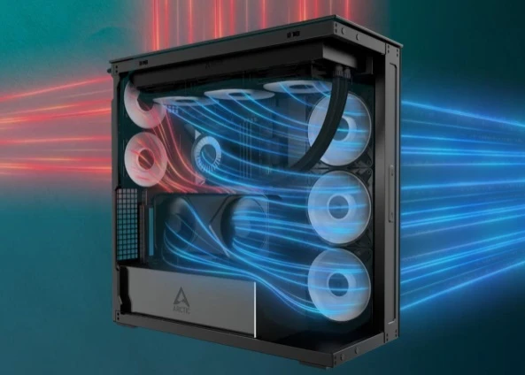 PC skříň ARCTIC Xtender VG Mirror airflow