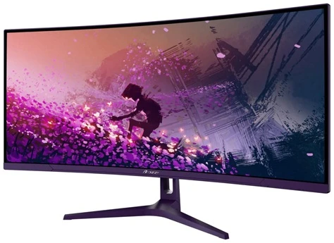 prohnutý herní monitor Arozzi Nova 34T2K165