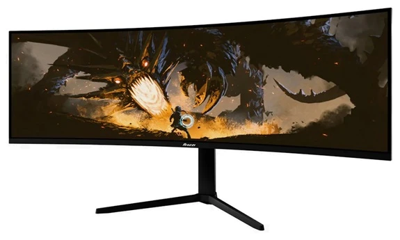 prohnutý herní monitor Arozzi Nova 49TUW165