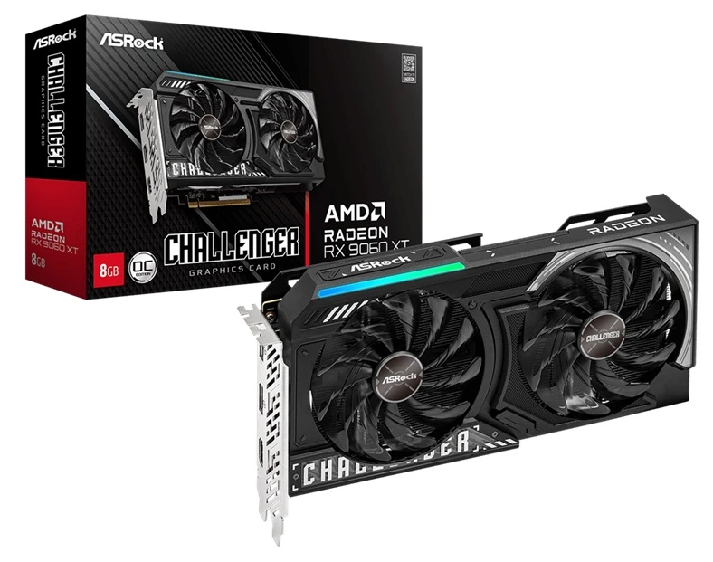 grafická karta ASROCK AMD Radeon RX 9060 XT Challenger OC