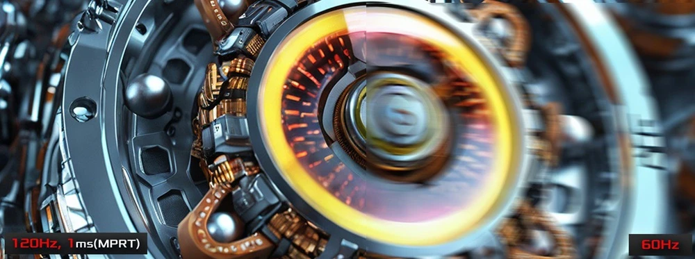 ASRock Challenger obnovovací frekvence 120 Hz a 1 ms doba odezvy