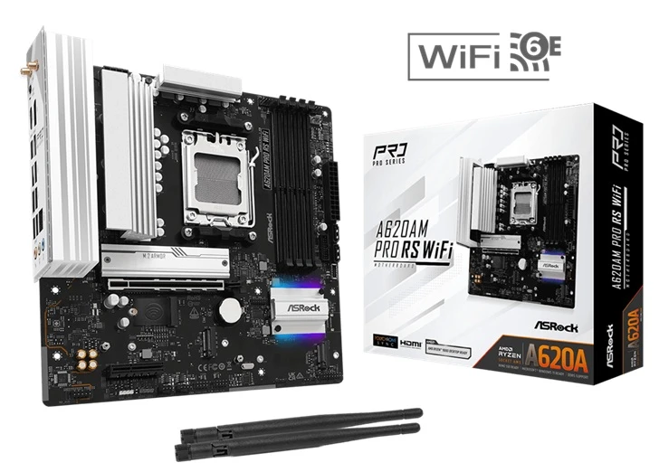 základní deska ASRock A620AM Pro RS WiFi