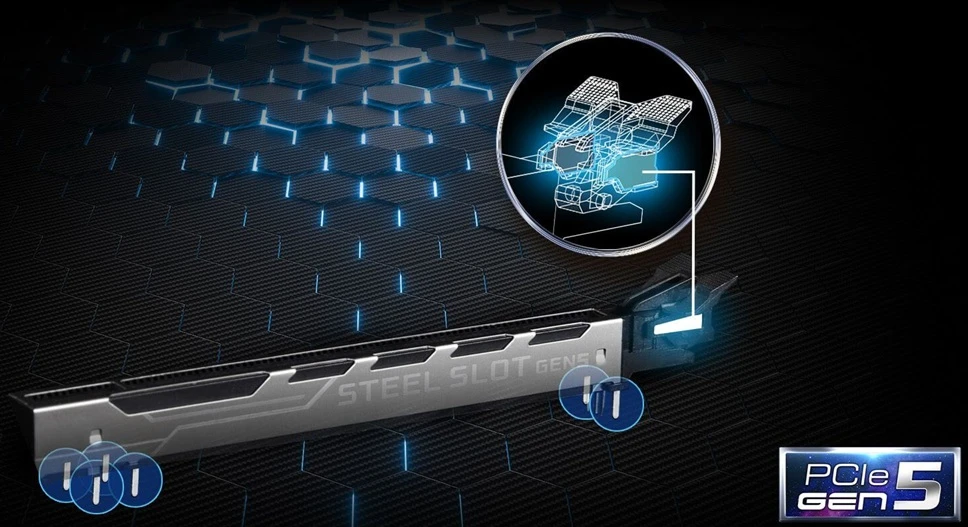 ASRock B850M-X WiFi R2.0 zesílený slot